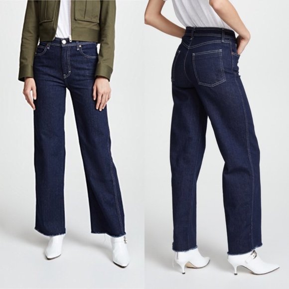 rag & bone Denim - NEW Rag & Bone High Rise Dark Wash Derby Jeans